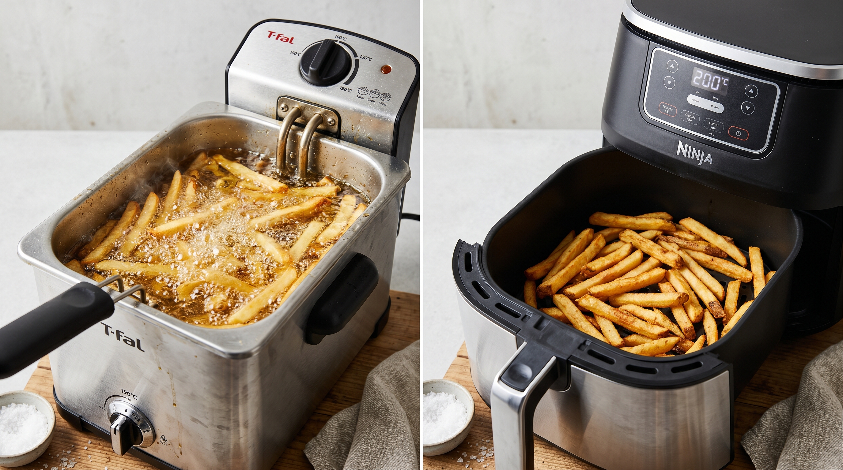 friggitrice ad aria acrilammide confronto con friggitrice olio tradizionale